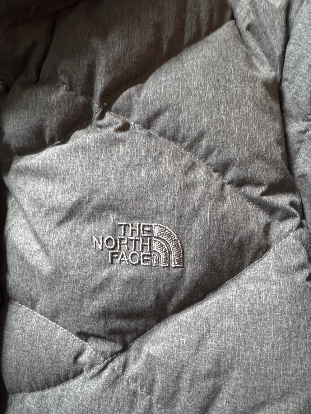 The North Face Women's Gray Long Quilted Puffer Coat - Picture 2 of 4